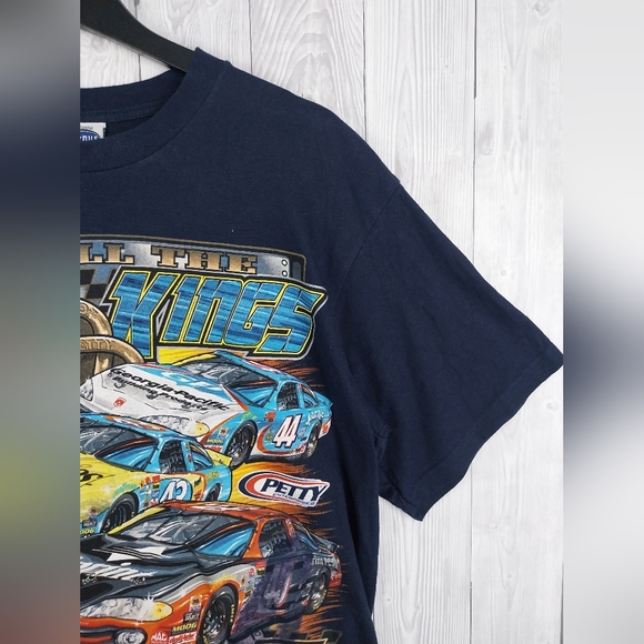 Vintage NASCar The King Richard Petty Racing Double Sided 2001 Cygnus Size L - Picture 2 of 10